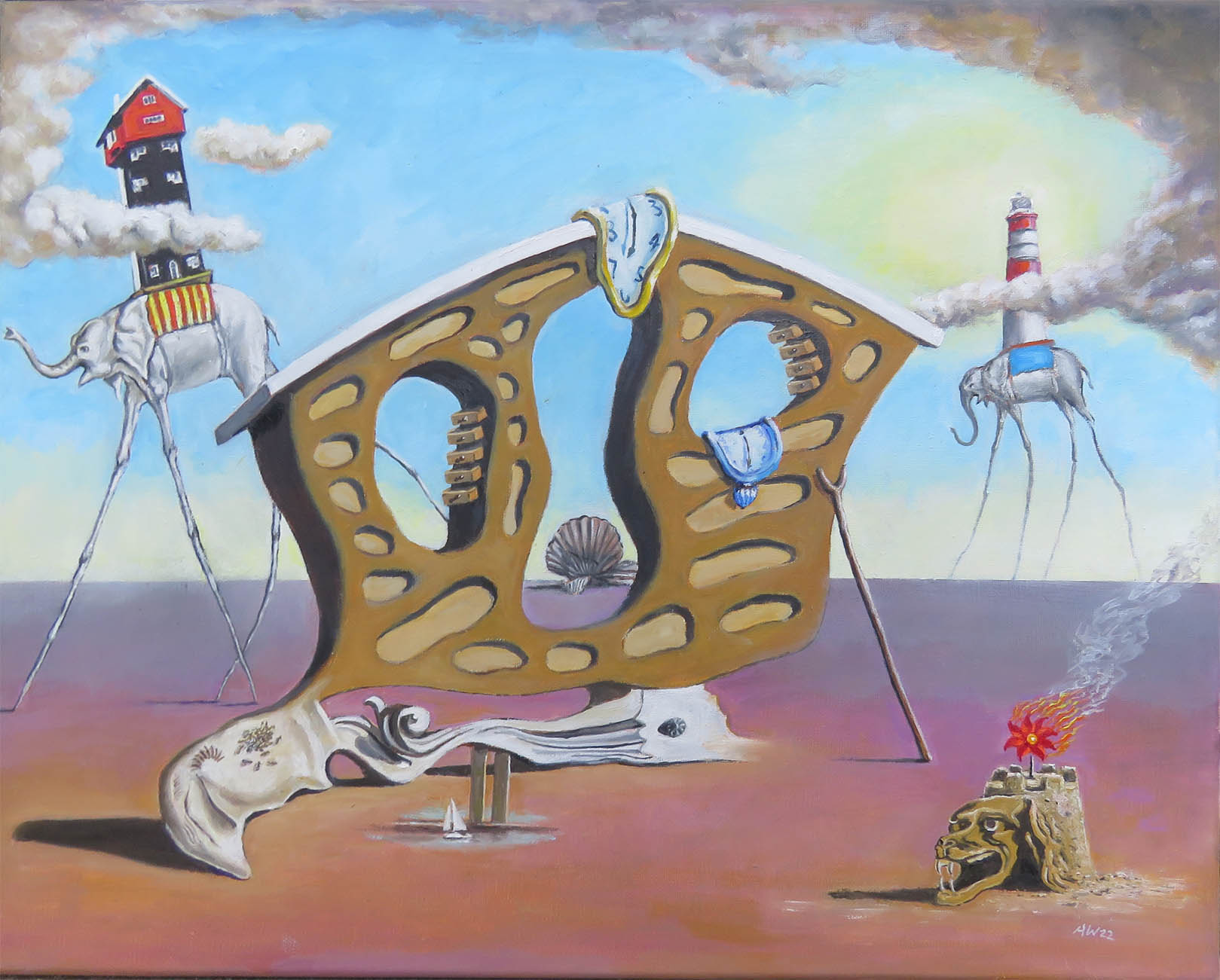 Salvador Dali's Beach Hut – Artwork by Suffolk Artist & Illustrator ...